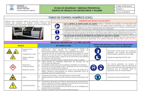 pdf de medidas de seguridad de torno cnc|reglas de seguridad de maquinaria cnc.